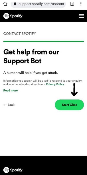 بازگردانی اکانت دیسیبل شده اسپاتیفای مرحله چهارم