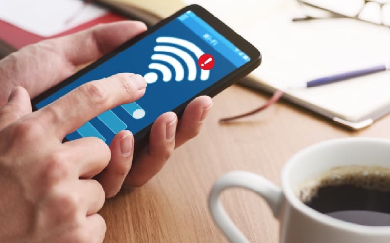 بررسی وضعیت اینترنت برای رفع مشکل پلی نشدن آهنگ در اسپاتیفای